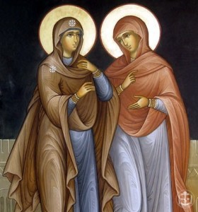 Жены-мироносицы. Праведные сёстры Марфа и Мария.
