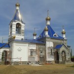 Строительство Нового Успенского храма г. Покровска. Отделка фасада