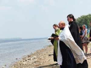 В православном лагере «Гардарика» совершено Таинство Крещения